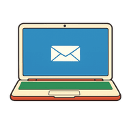 E-mail aan een collega